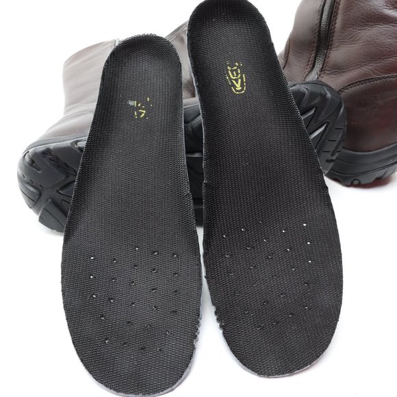 Keen Silverton Java Tall Leather Boots • Women's US 8 • Brown - Picture 14 of 16